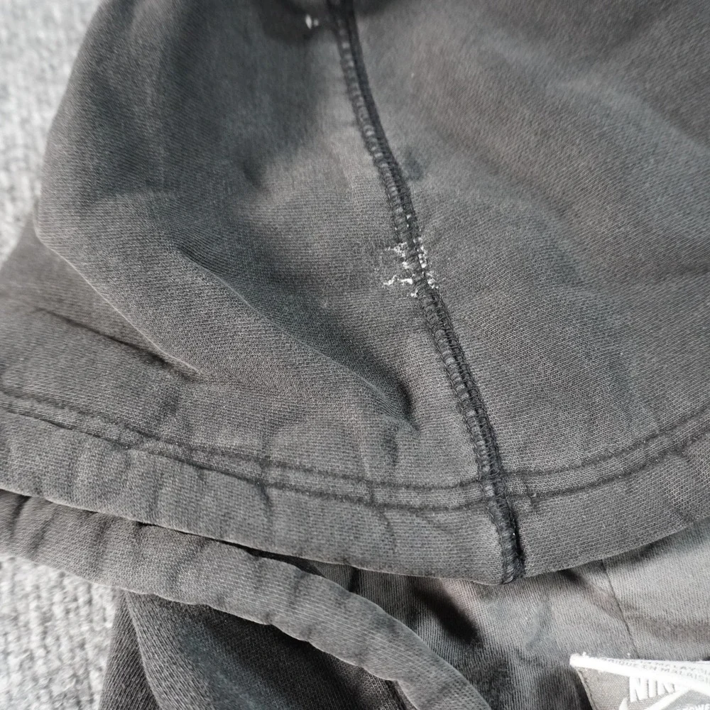 Nike Full Zip Hoodie Mens Large Black Just Do It Gradient Dot Fleece Sweatshirt